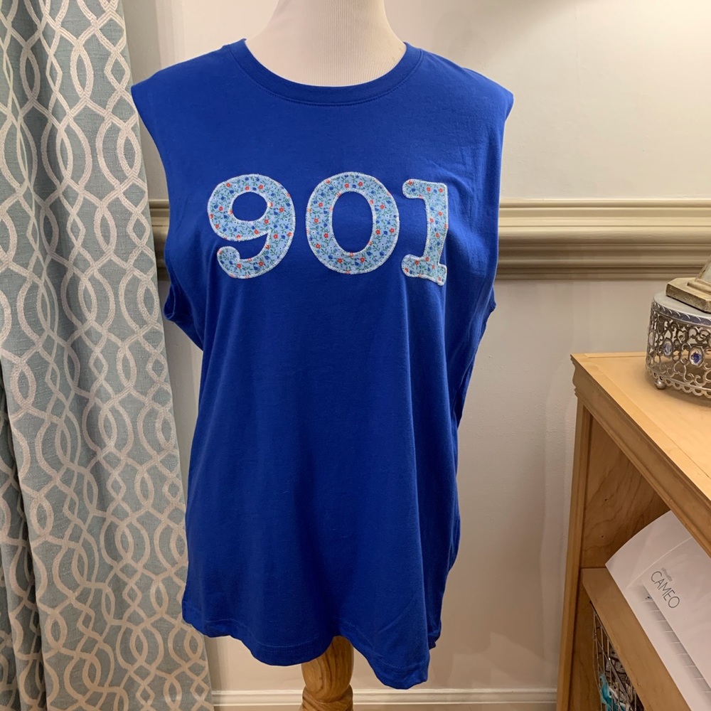 Blue 901 Muscle Tee